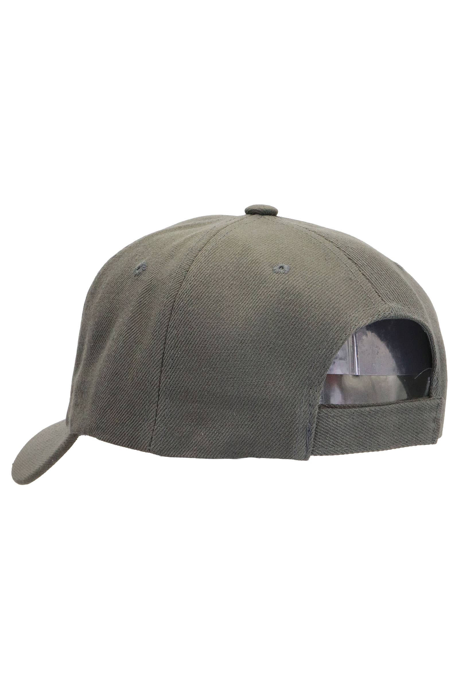 Blank Twill Acrylic Velcro Back Baseball Cap