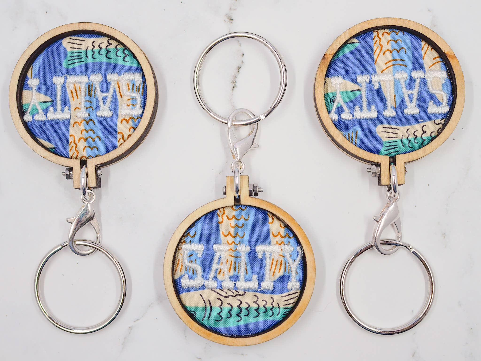 Salty Sardine Keychain