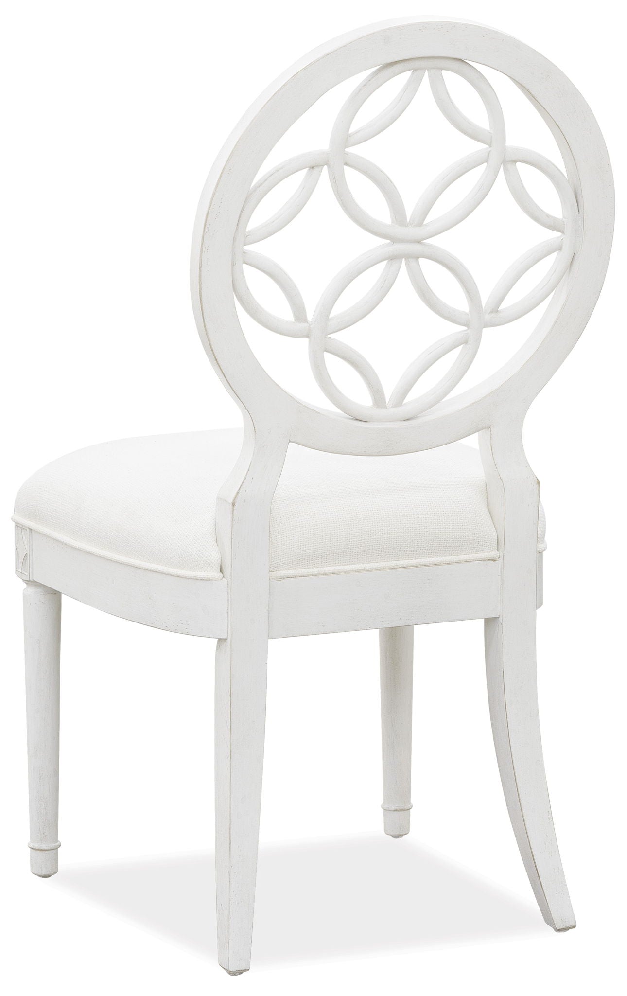 Melange - Brynlee Side Chair - White