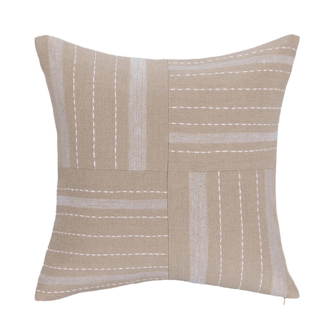 Villa Collection - 22" x 22" Origin Pillow - Natural