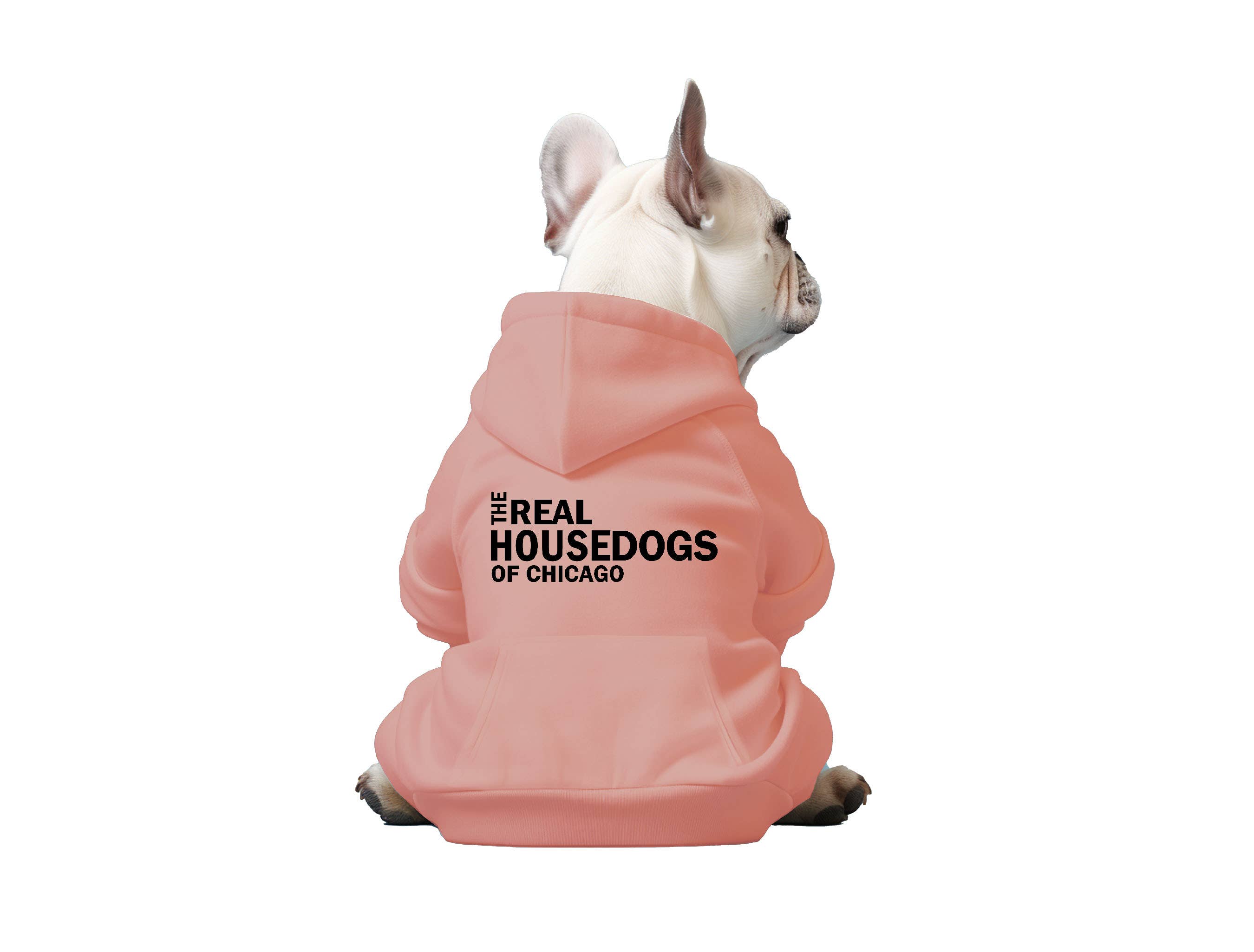 The Real House Dogs of CUSTOM CITY - Dog Hoodie: Navy / Large