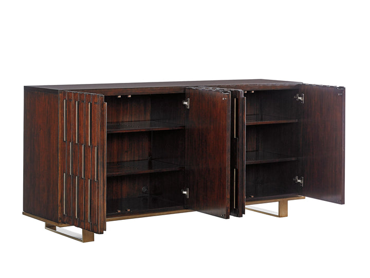 Studio Designs - Quantum Media Console - Dark Brown