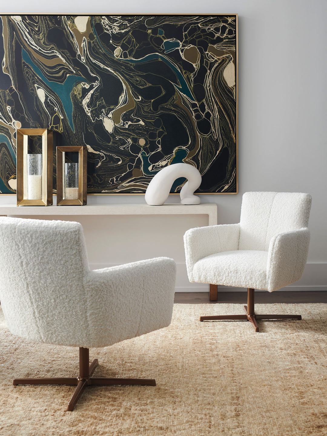 Barclay Butera Upholstery - Brooks Swivel Chair