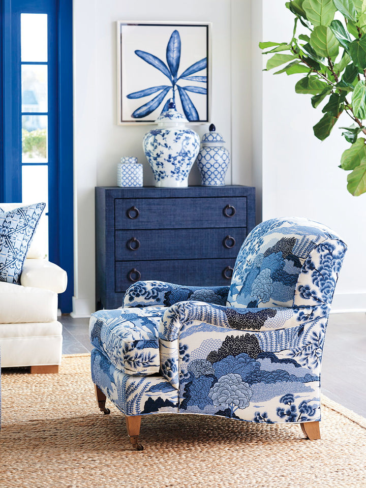 Barclay Butera Upholstery - Sydney Chair With Brass Caster