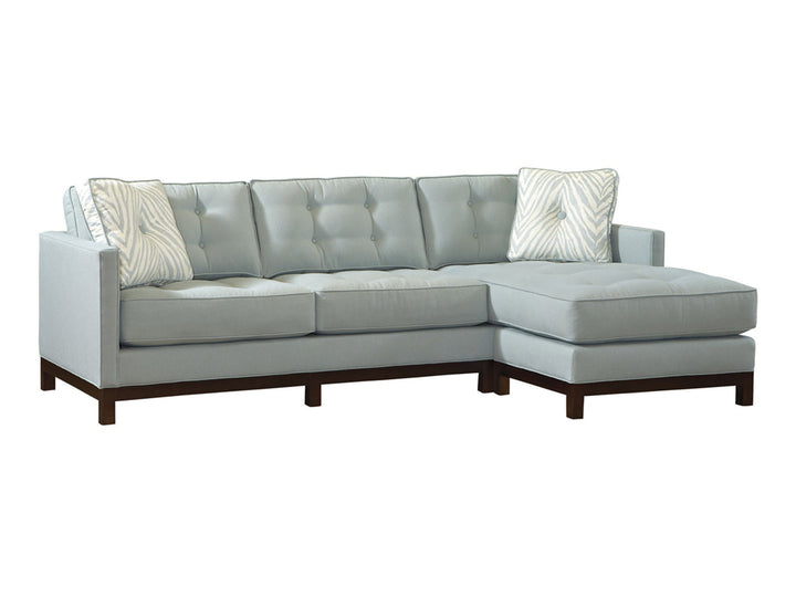 Lexington Upholstery - Fleetwood Bi-Sectional - Light Blue