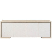 Modern / Mist & Veil - Aurora Credenza - White / Light Brown