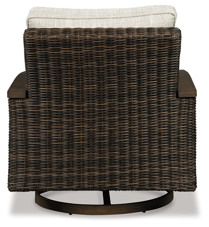 Paradise Trail - Medium Brown - Swivel Lounge Chair (Set of 2)