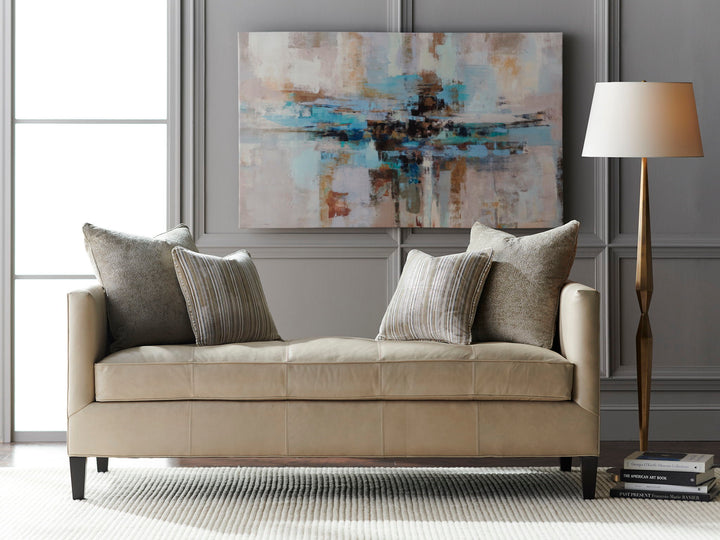 Lexington Leather - Sebastian Leather Settee - Beige