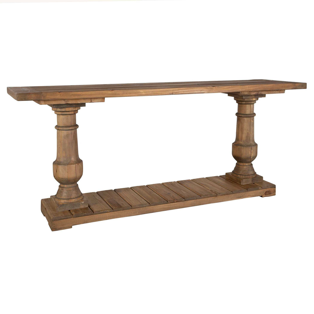 Stratford - Rustic Console - Light Brown