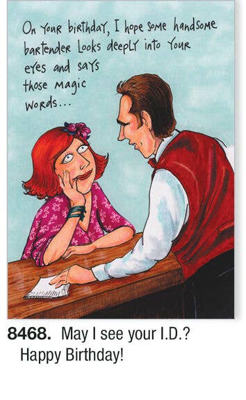 Magic Words Birthday Card - 8468