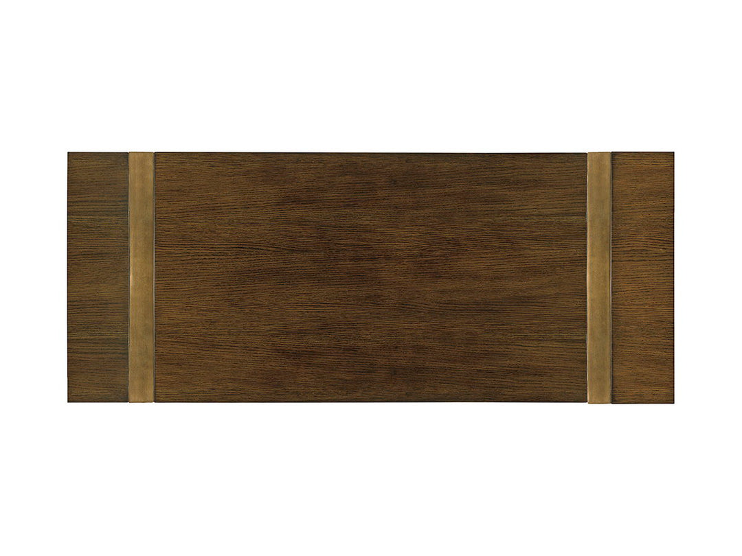 Cross Effect - Intersect Writing Desk - Dark Brown