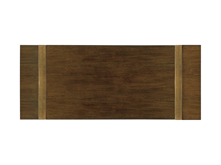 Cross Effect - Intersect Writing Desk - Dark Brown