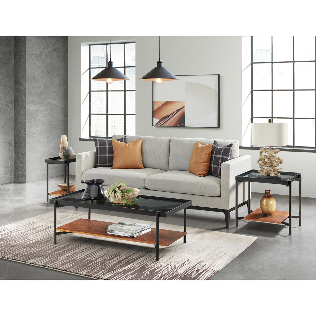 Lennox - Rectangular Side Table - Rosewood