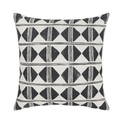 Radiant Oasis - 22" x 22" Nubia Pillow - Black / White