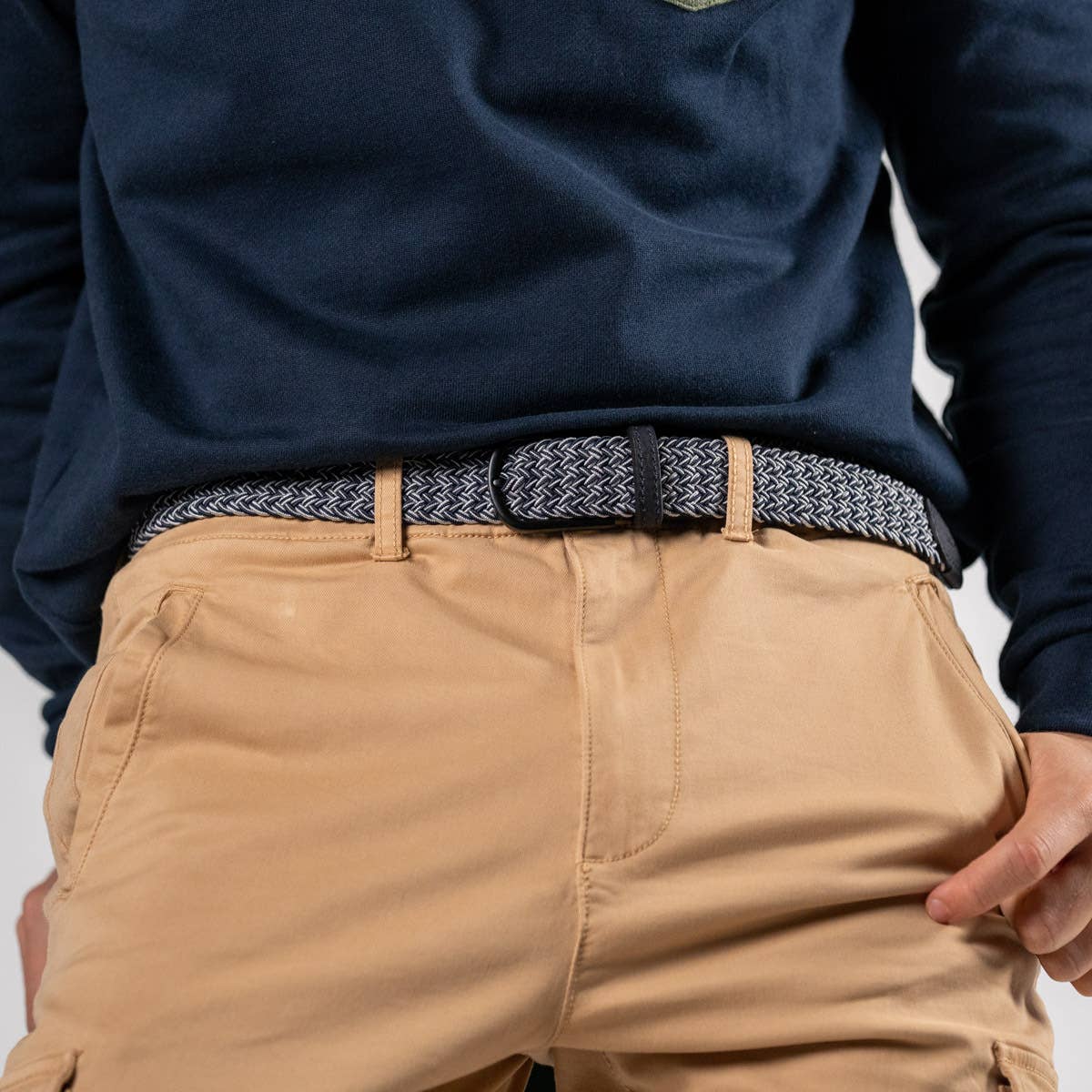 The Nazaré elastic woven belt: Size 1