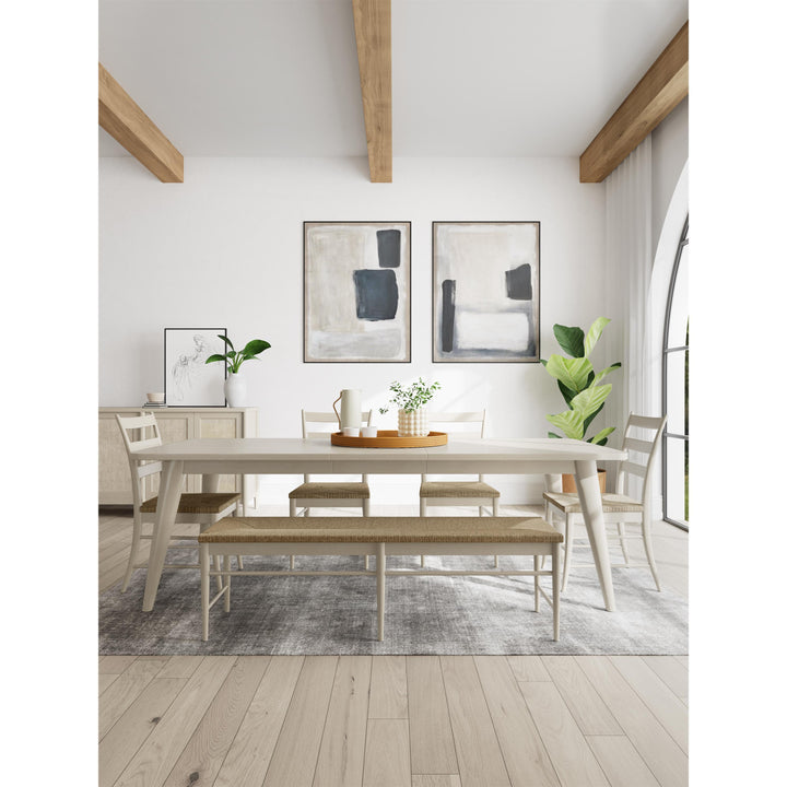Laguna - Rush Seat Dining Bench - Beige