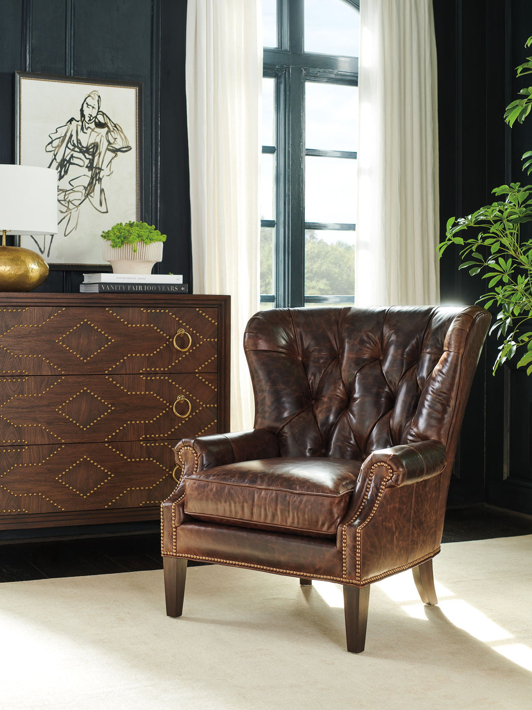 Silverado - Woodland Drawer Hall Chest - Dark Brown