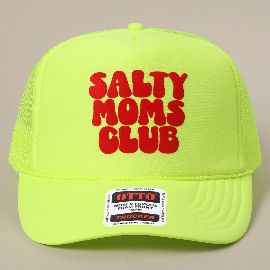 Salty Moms Club Printed Mesh Back Trucker Hat