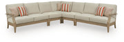 Clare View - 5-Piece Outdoor Sectional - Beige