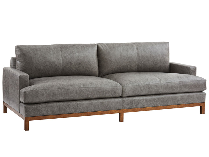 Barclay Butera Upholstery - Horizon Sofa With Light Brown Base