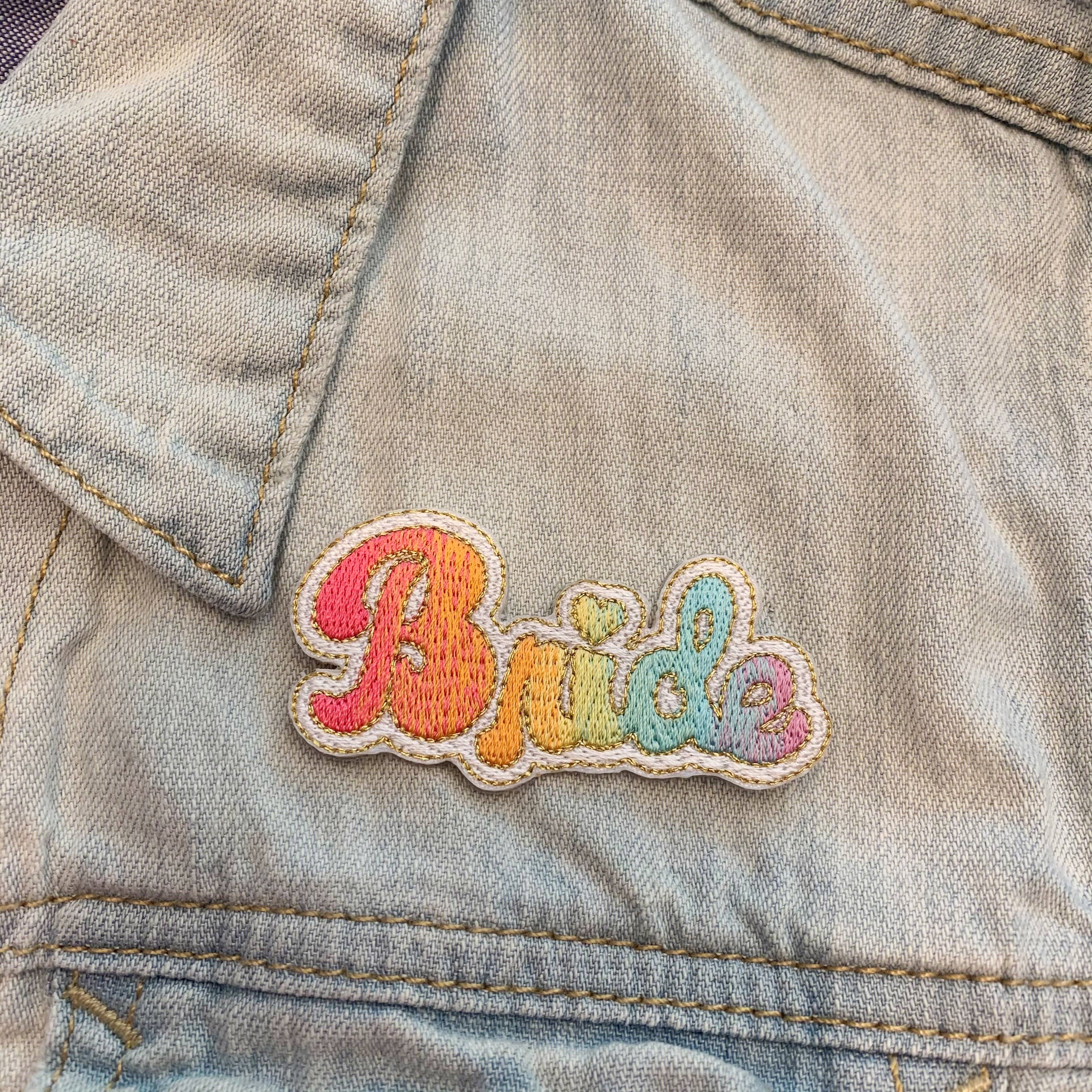 LGBTQ Rainbow Bride Patch
