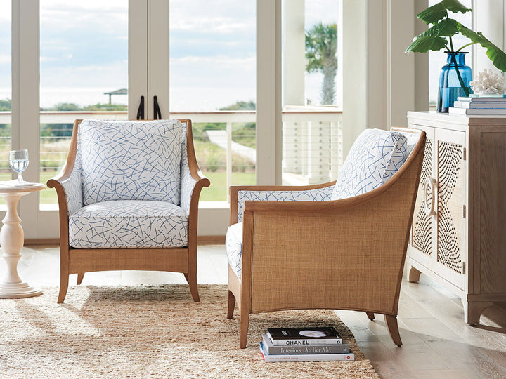 Barclay Butera Upholstery - Nantucket Raffia Chair - White