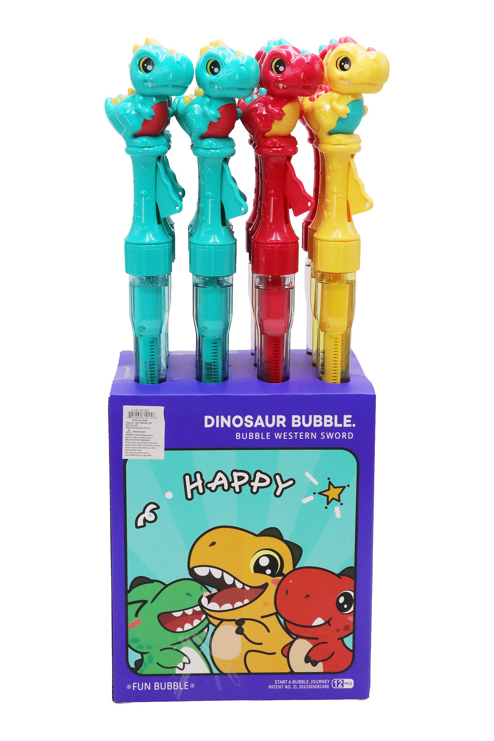 Dinosaur Sword Emission Hole Bubble Stick Wand
