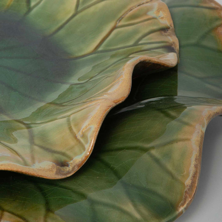 Abella - Ceramic Wall Decor (Set of 3) - Green