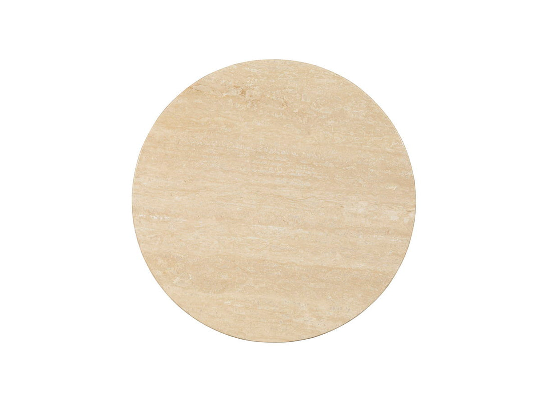 Ocean Club - Fiji Drum Table With Stone Top - Dark Brown