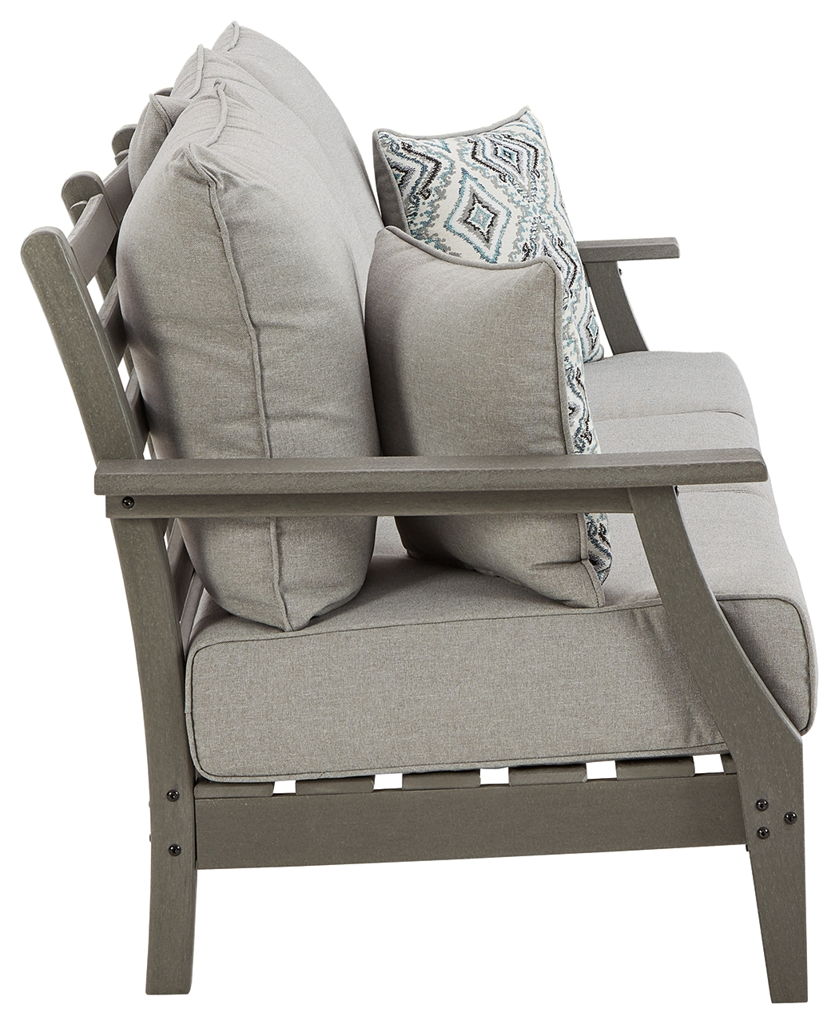 Visola - Sofa with Cushion - Gray