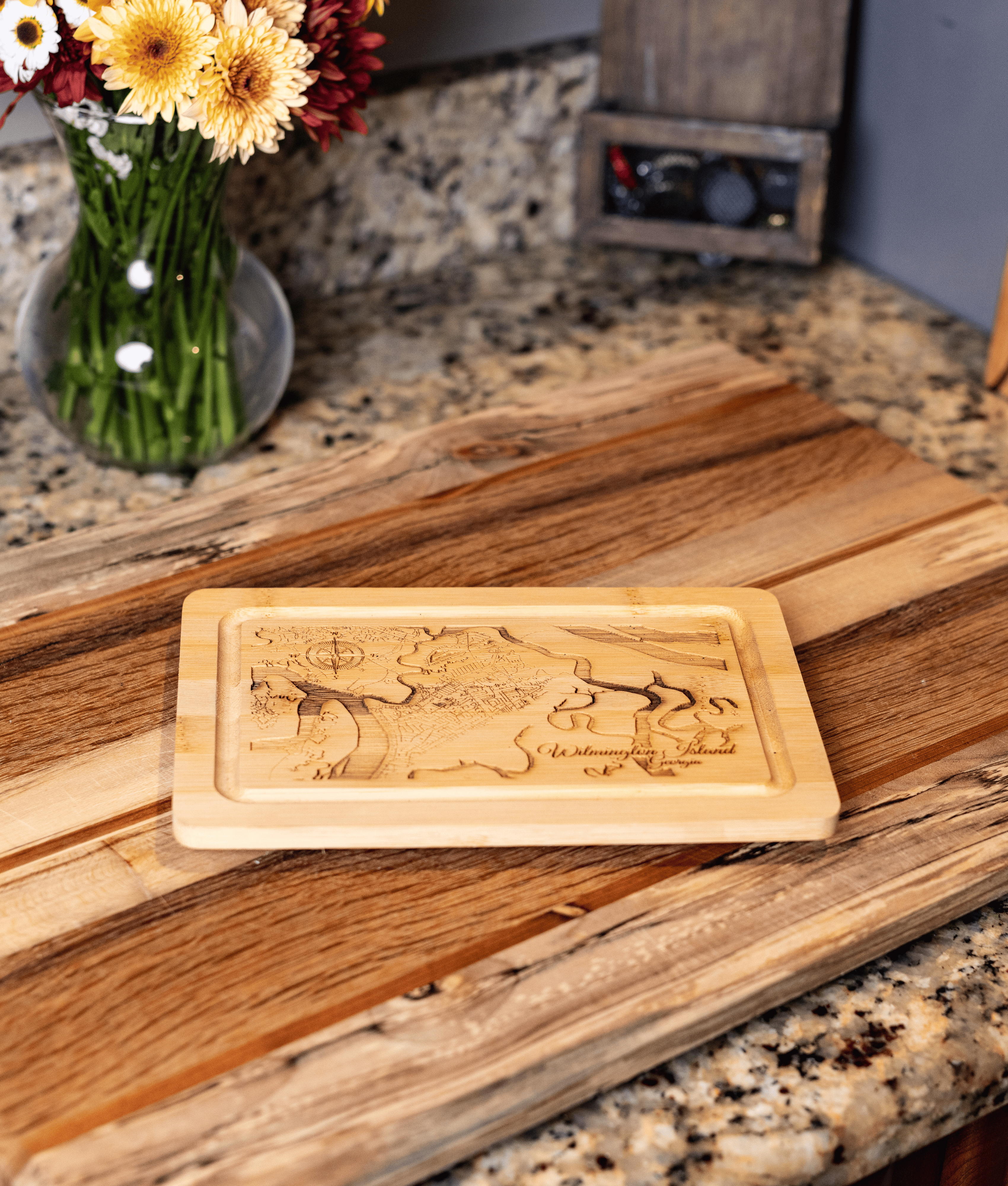 Custom: Engraved Bamboo Cutting Board - Small (6" x 9")