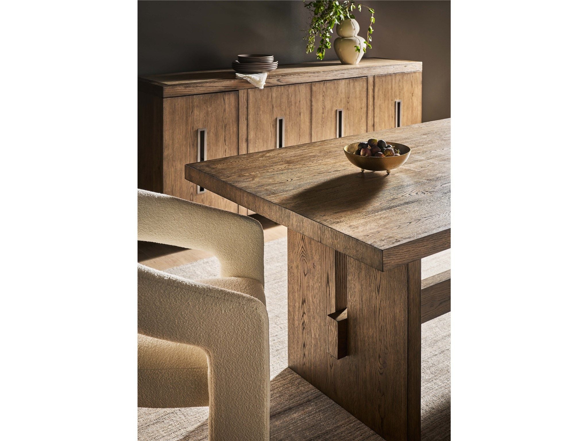 Modern - Eden Dining Table - Dark Brown