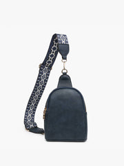 M2436 Ellen Sling Bag w/ Removable Guitar Strap: Navy