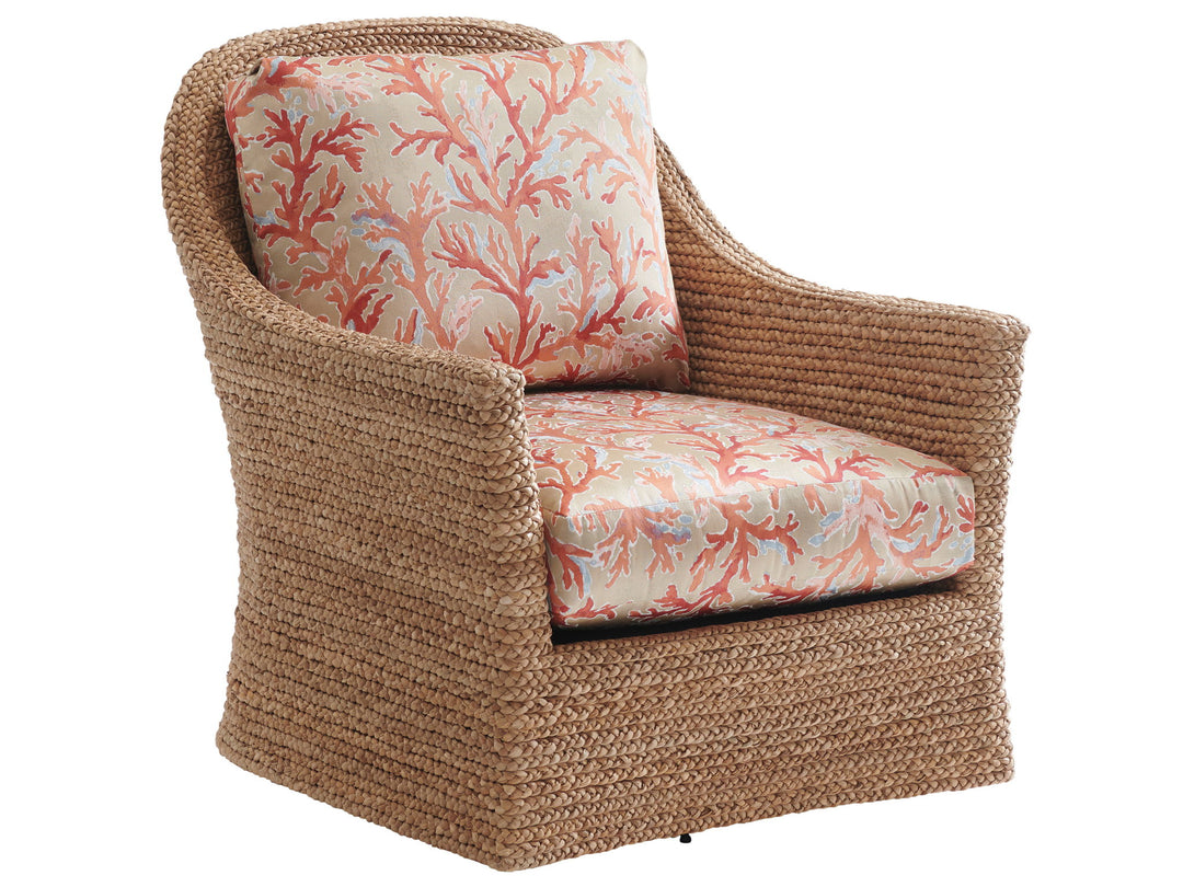 Palm Desert - Soren Swivel Chair - Blue