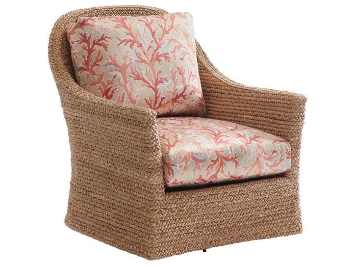 Palm Desert - Soren Swivel Chair - Blue