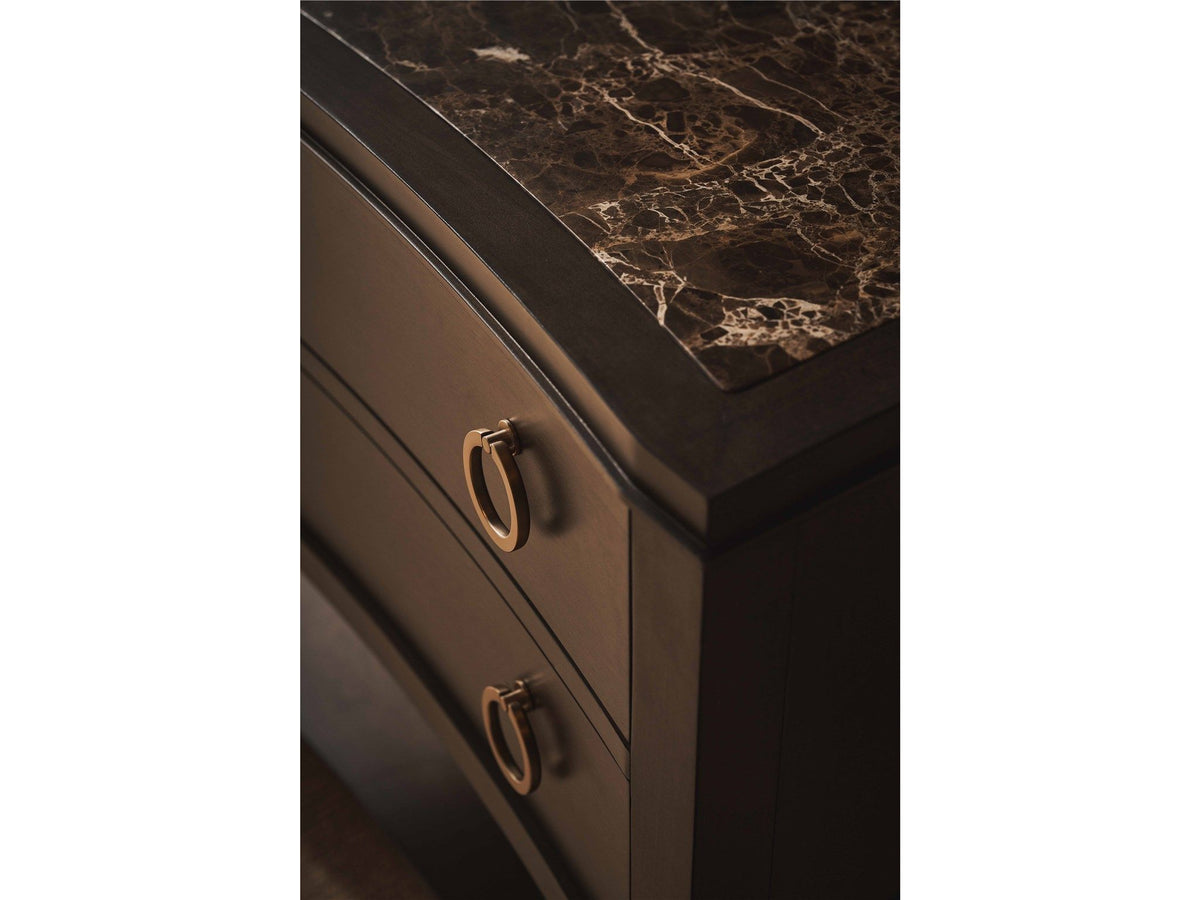 Fenwick - Emperador Nightstand - Dark Brown