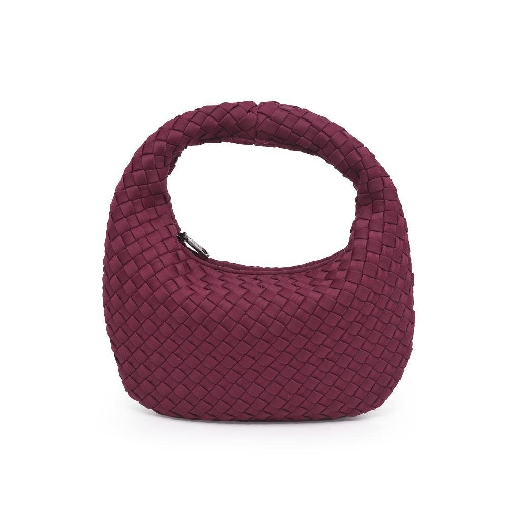 Dare to Dream - Small Woven Neoprene Clutch: Dark Denim