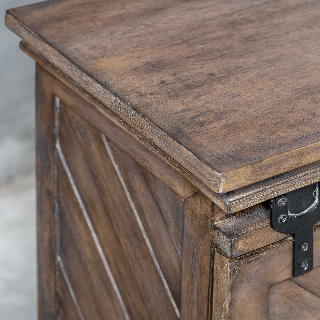 Primalia - Barn Door Media Console - Light Brown
