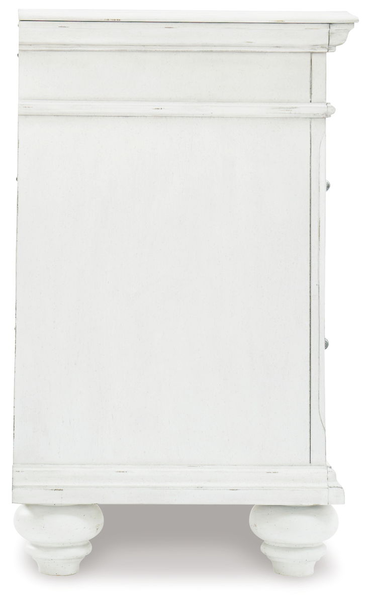 Kanwyn - Three Drawer Night Stand - Whitewash