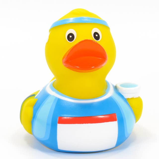 Marathon Runner Rubber Duck