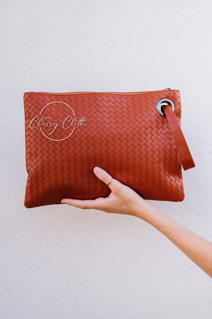 Trendy Clutch - Weave Tan RTS