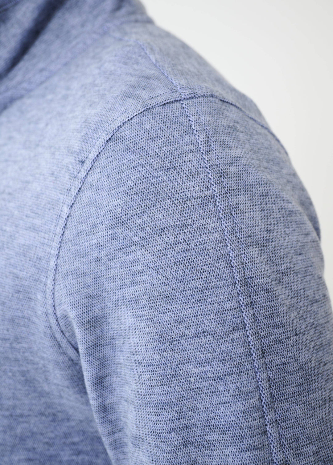 Triblend Stretch Quarter-Zip | Denim: M