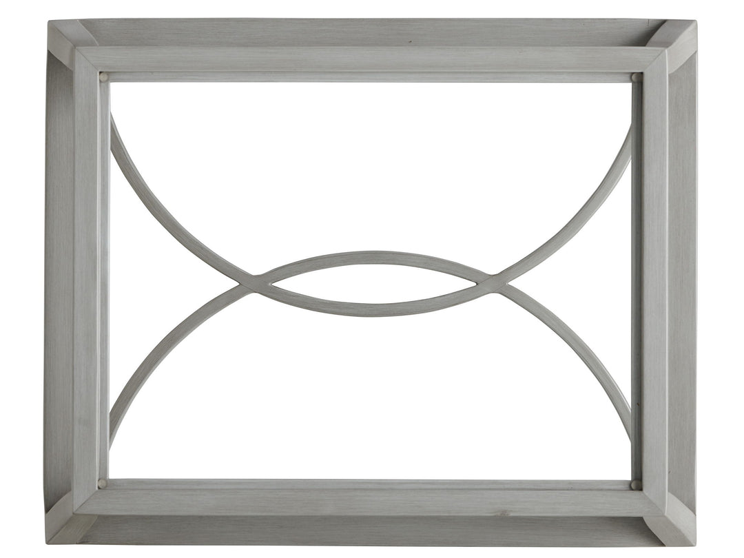 Silver Sands - Rectangular End Table - Pearl Silver