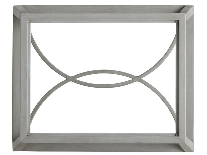 Silver Sands - Rectangular End Table - Pearl Silver