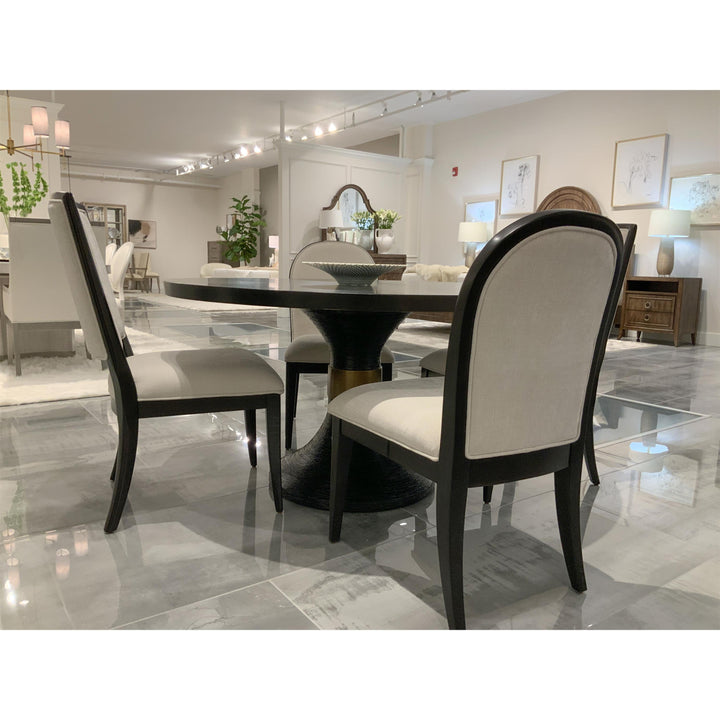 Lydia - Curved Upholstered Chair
