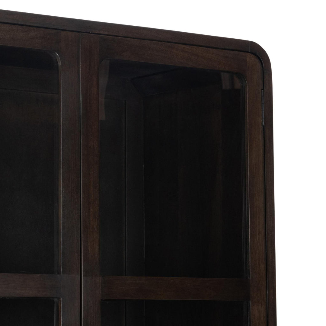 Rogers - Solid Wood Tall Cabinet - Brown