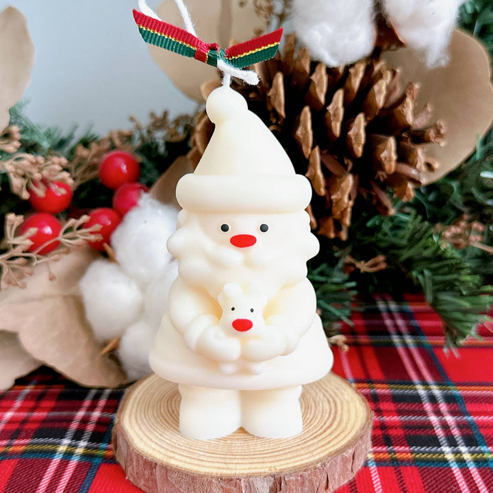 Santa Soy Candle | Christmas Candle: Santa's Workshop