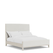 Carmella - King Upholstered Bed - Pebble Oak