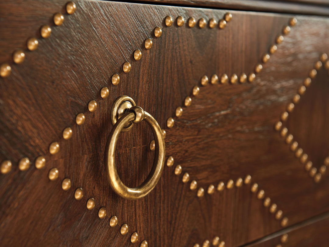 Silverado - Woodland Drawer Hall Chest - Dark Brown