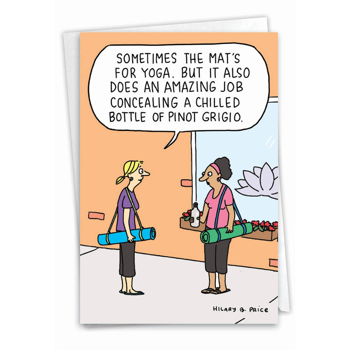 NobleWorks - Yoga Mat Greeted Birthday Card
